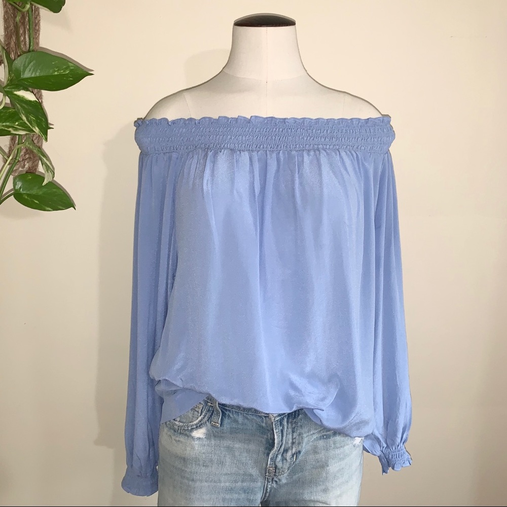 Maje off-shoulder blouse